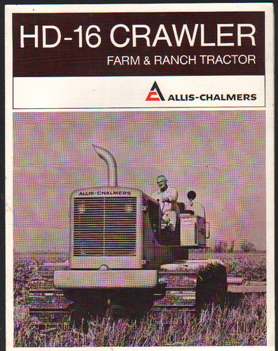 Allis chalmers crawler - "hd-16, crawler"