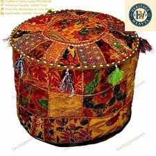 Pouf Cover Indian Comfortable