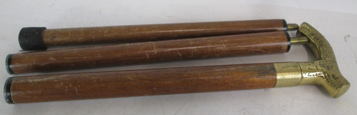 Vintage brass handled three - brass,
