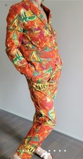 Oilily Bright Suit Blazer Pants Size M