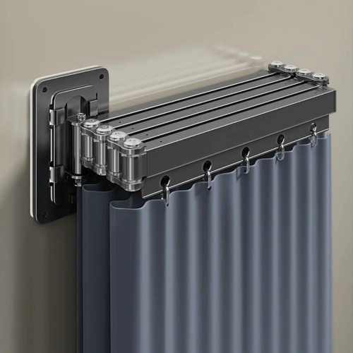 Folding rod shower - rod, set
