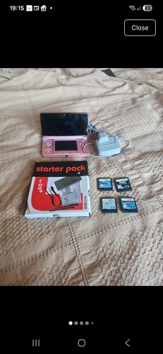 Nintendo 3ds pink with game - nintendo,