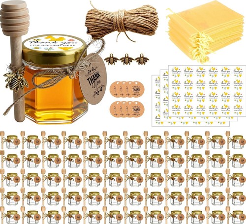 Pack mini honey jars - 60, with
