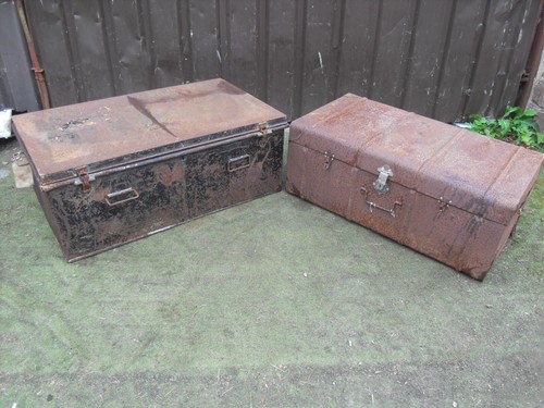 Vintage metal tin travel - 2,