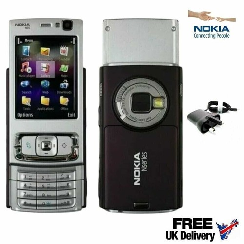 New condition nokia n95 silver - nokia, n95-silver