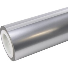 FABLON SILVER STICKY BACK PLASTIC SELF ADHESIVE VINYL FILM 61cm