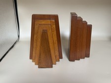 Vintage Art Deco Pair Walnut