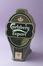 Vintage Carlsberg Export Lager Bar Pump Head Display Man Cave 8½in