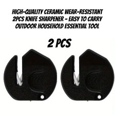 2 Pcs Pocket Knife Sharpener