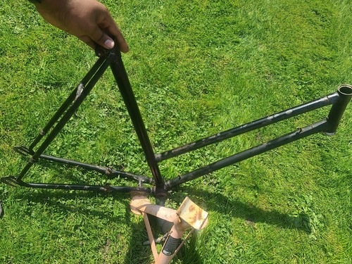 Vintage raleigh bicycle frame - bicycle,