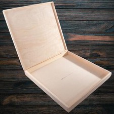 Large Slim Square Wooden Box