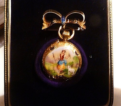 18k solid gold hand wind - 18k,