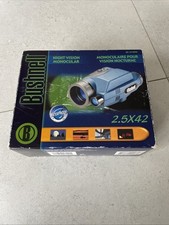 Bushnell Night Vision Monocular 2.5x42 with Case Instructions And Box