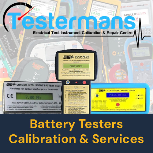 Battery tester calibration - battery,