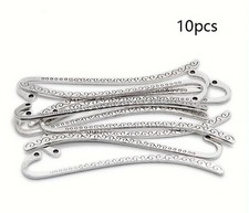 Metal bookmark blanks set of