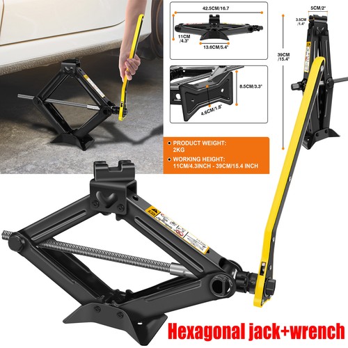 Tonne car scissor jack and - car,