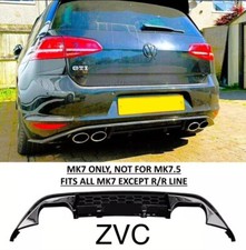 VW Golf GTD MK7 QUAD TIPS Rear