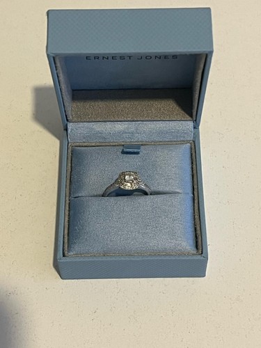 Elegant platinum princess cut - elegant,