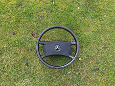 Mercedes W126 SEC SEL SE Leather Steering Wheel