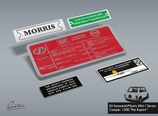 INNOCENT STICKER KIT / MORRIS MINI / SEVEN COOPER pre-export | 5 stickers