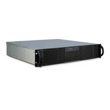 2U IPC 2U-20240 400MM Server Case w/o PSU, Supports 8x 3.5" Internal HDD, 2x 80m