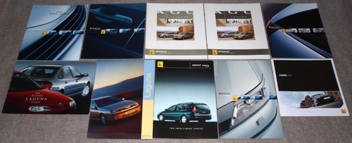 Renault laguna sales brochures - sales,