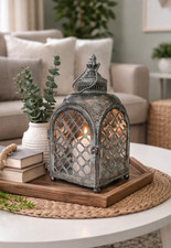 Vintage Glass Candle Holder