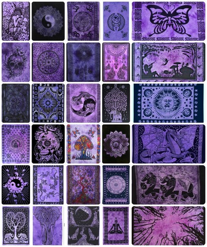 Purple wall hanging tapestry - wall,