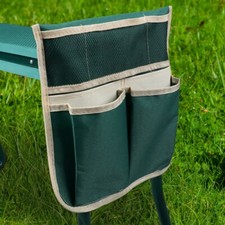 Garden Portable Kneeling Kneeler Folding Chair Stool Tool Storage Bag 32*32cm