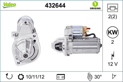 Valeo 432644 starter - valeo,