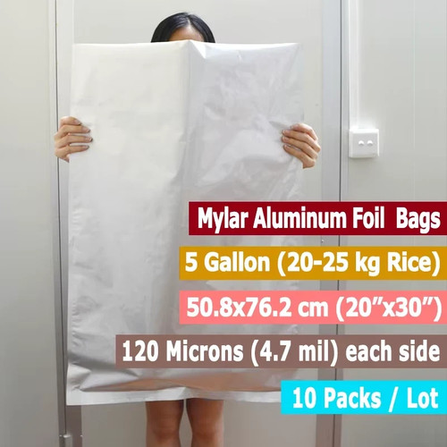 Pack gallon mylar bags - mylar,