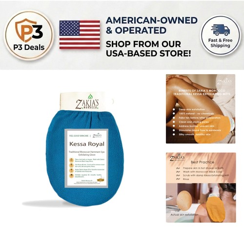 Teal blue kessa exfoliating - teal,