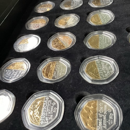 Coin platinum jubilee 50p - 16,