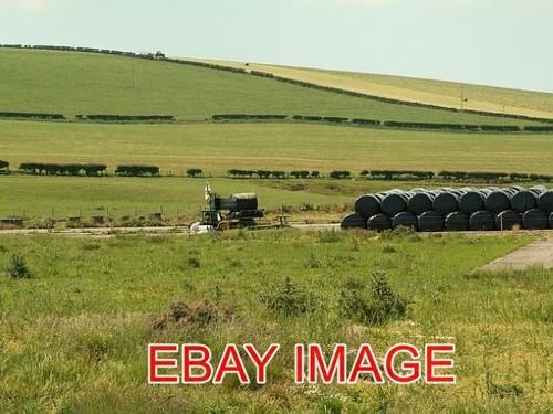 Photo bale wrapper preparing - photo,