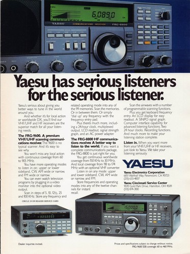 Yaesu electronics corp serious - yaesu,