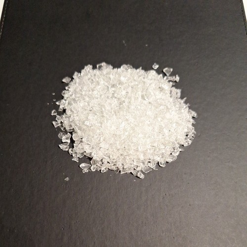 Clear crushed glass - crushed,
