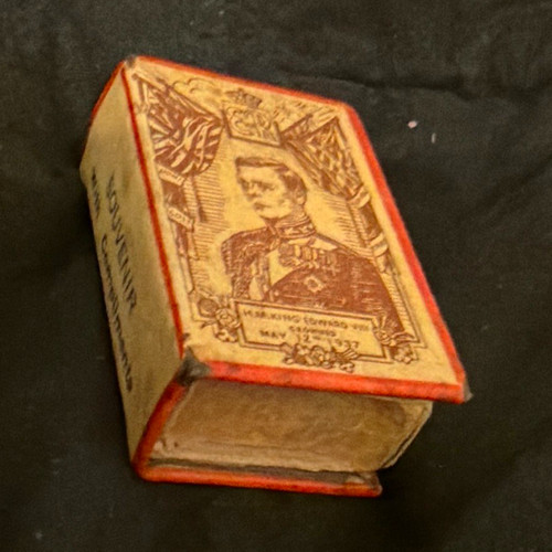 Coronation matchbox holder