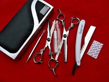 Professional Barber Salon Hairdressing Hair Cutting Thinning Scissors Shears Set