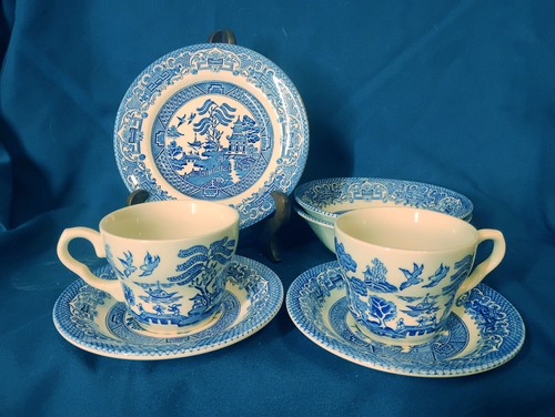 Pcs blue willow - pcs,