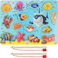 Wooden Magnetic Fishing Game