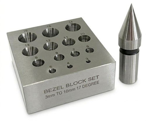 Collet block with - block, round