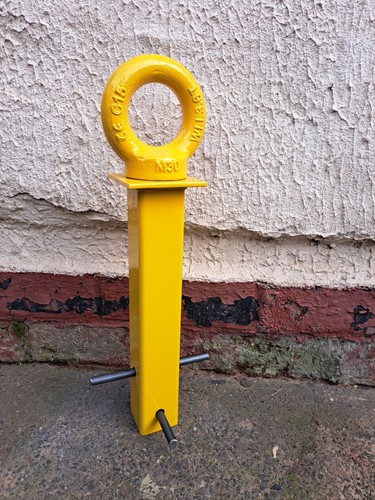 Eye ground anchor - ground, cement