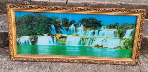 Vintage picture waterfall - picture,