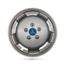 For Mercedes Benz Sprinter Motorhome Van 4x 16” Silver Wheel Trims Hub Caps Blue