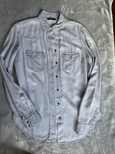 Ladies denim shirt massimo - ladies,