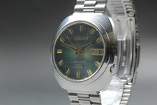 Vintage 1972 [Exc+4] Citizen Seven Star V2 7700-771556 Green JDM 38mm Mens Watch
