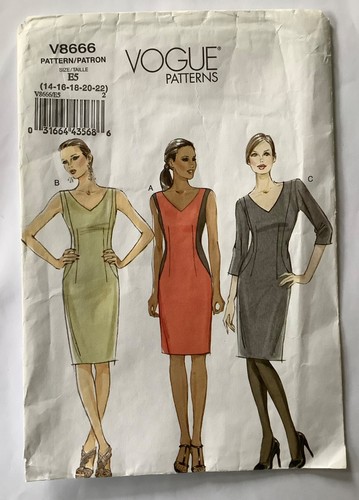 Vogue v8666 sewing pattern - v8666,
