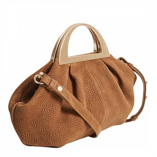 Reiss tan leather handbag