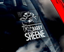 Barry Sheene #7- Car Window Sticker - Superbike World Motorbike Suzuki Sign - V1