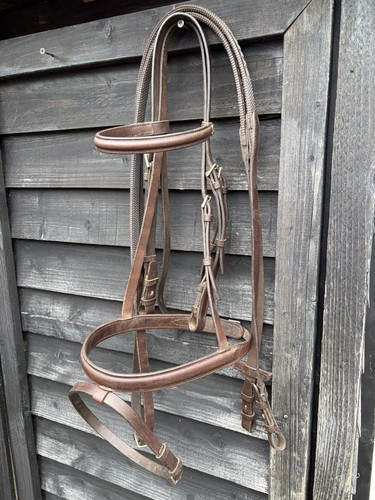Stubben brown full size bridle - full,